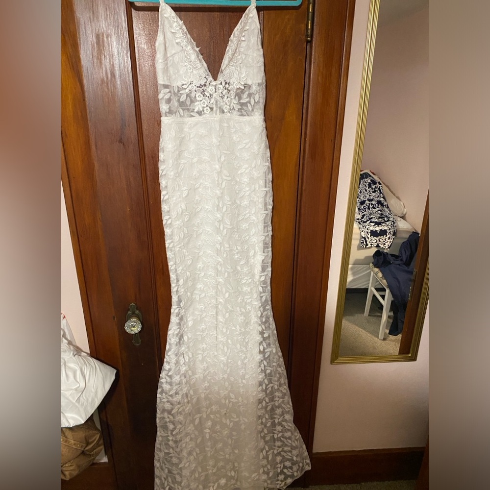 White Wedding gown
